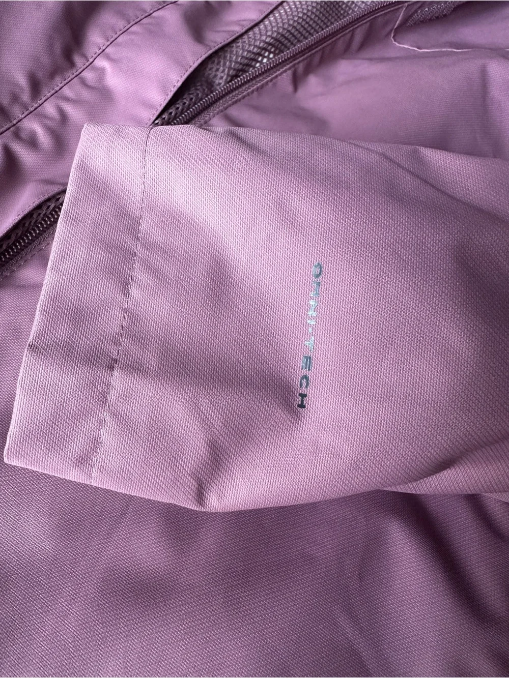 Columbia Dusty Rose Hooded Rain Jacket youth L 14-16
